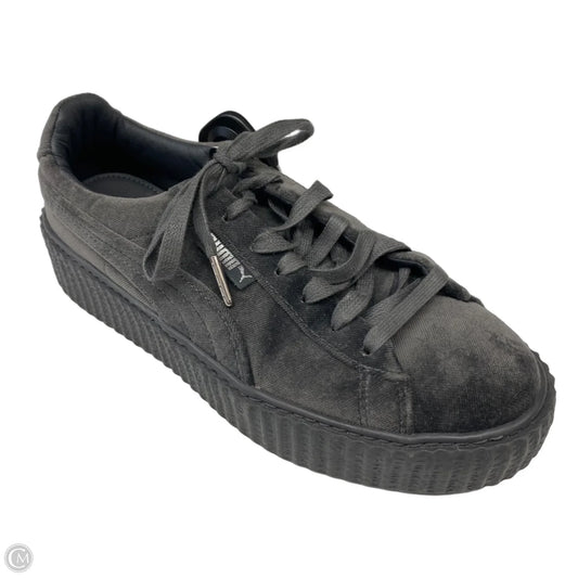 Shoes Flats By Puma In Grey, Size: 9