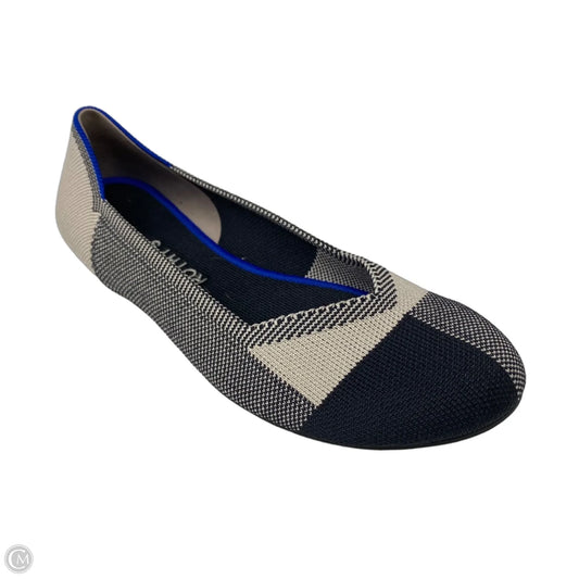 Shoes Designer By Rothys In Black & Cream, Size: 9