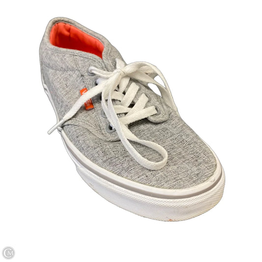 Shoes Sneakers By Vans In Grey, Size: 7