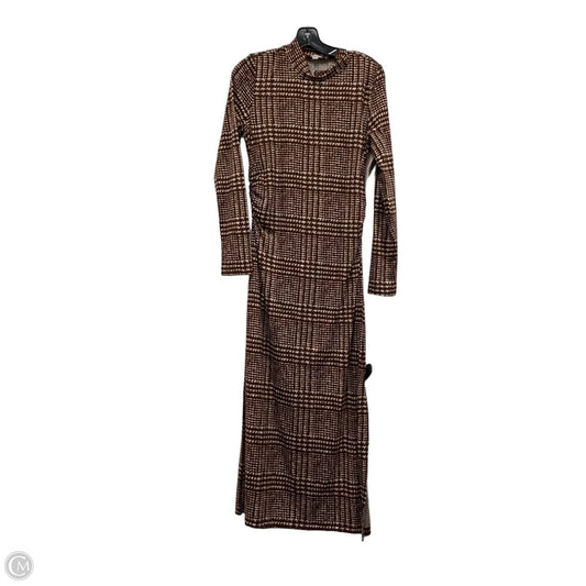 Dress Casual Maxi By Loft In Brown, Size: M