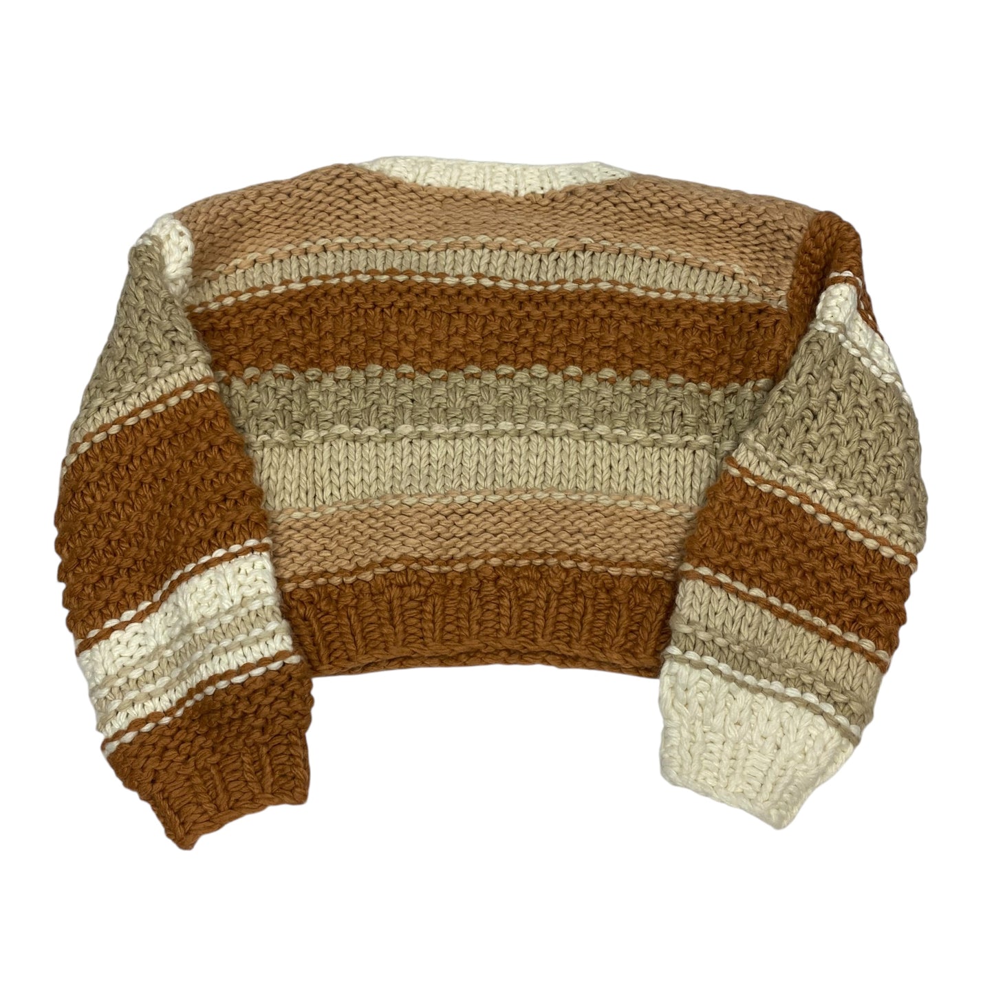 SWEATER by Sadie & Sage in BROWN & CREAM, Size:XS