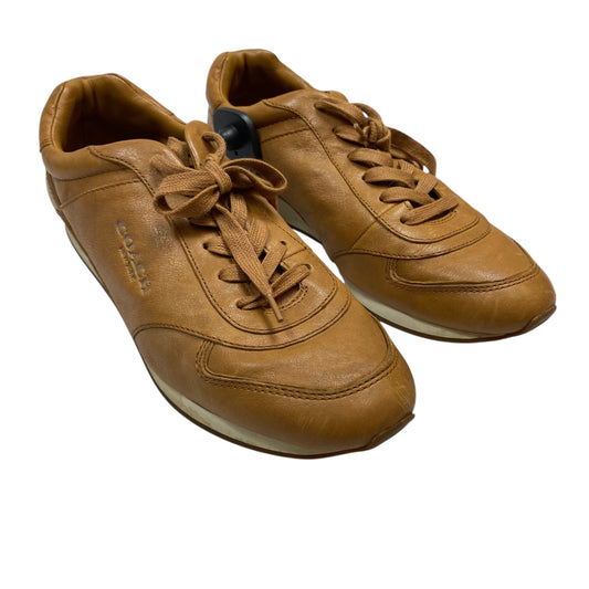 Shoes Designer By Coach In Brown, Size:11