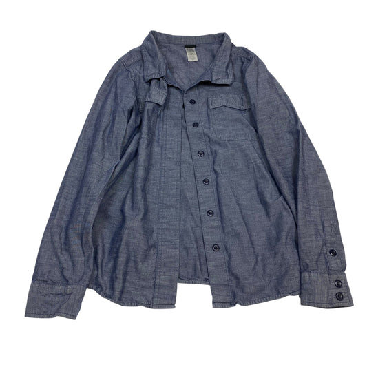 Top Ls By Patagonia In Blue, Size:L