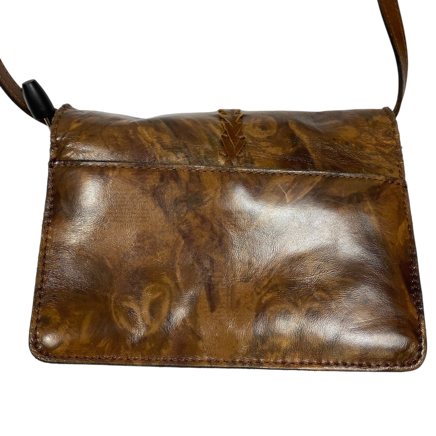 Crossbody Designer By Patricia Nash In Brown, Size:Small