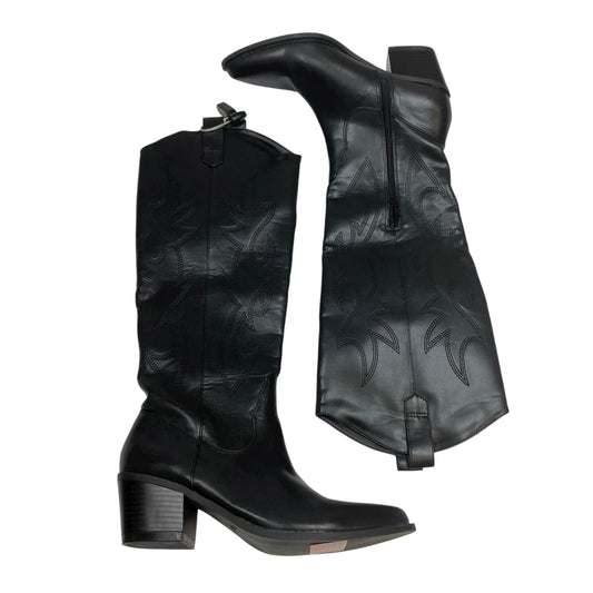 Boots Western By Athlefit In Black, Size:8