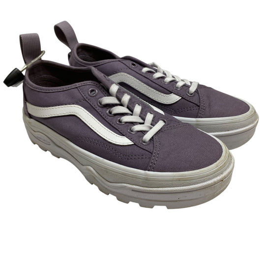 Shoes Sneakers By Vans In Purple, Size:5.5