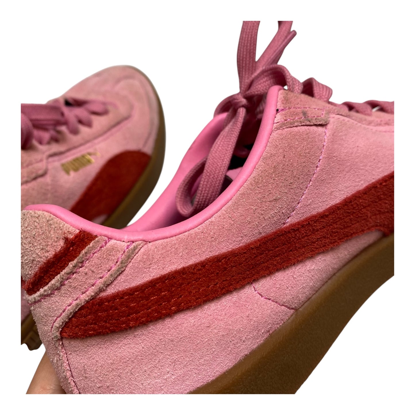 Shoes Sneakers By Puma In Pink, Size: 8.5
