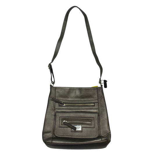 Crossbody Leather By Tignanello  Purses In Silver, Size:Medium