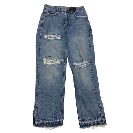Jeans Straight By We The Free In Blue Denim, Size:2