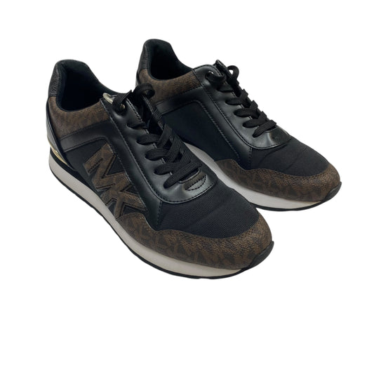 Shoes Sneakers By Michael By Michael Kors In Black & Brown, Size:8.5