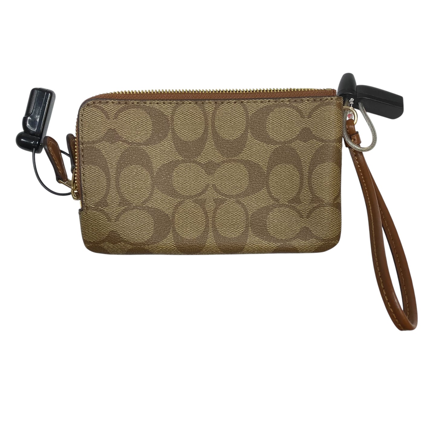 Wristlet Designer By Coach In Brown, Size:Medium