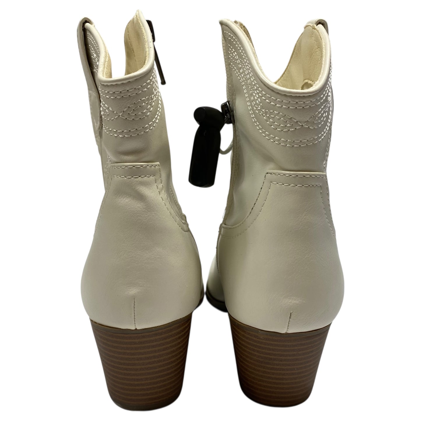 Boots Western By Indigo Rd In Cream, Size:9.5