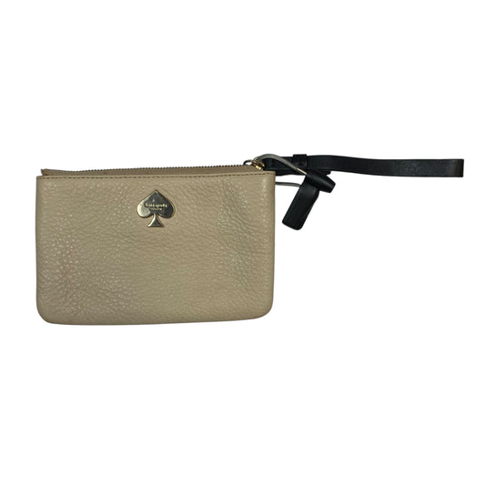 Wristlet Designer By Kate Spade In Cream, Size:Medium