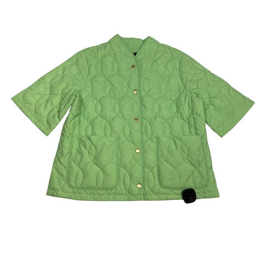 Jacket Puffer & Quilted By Talbots In Green, Size:S