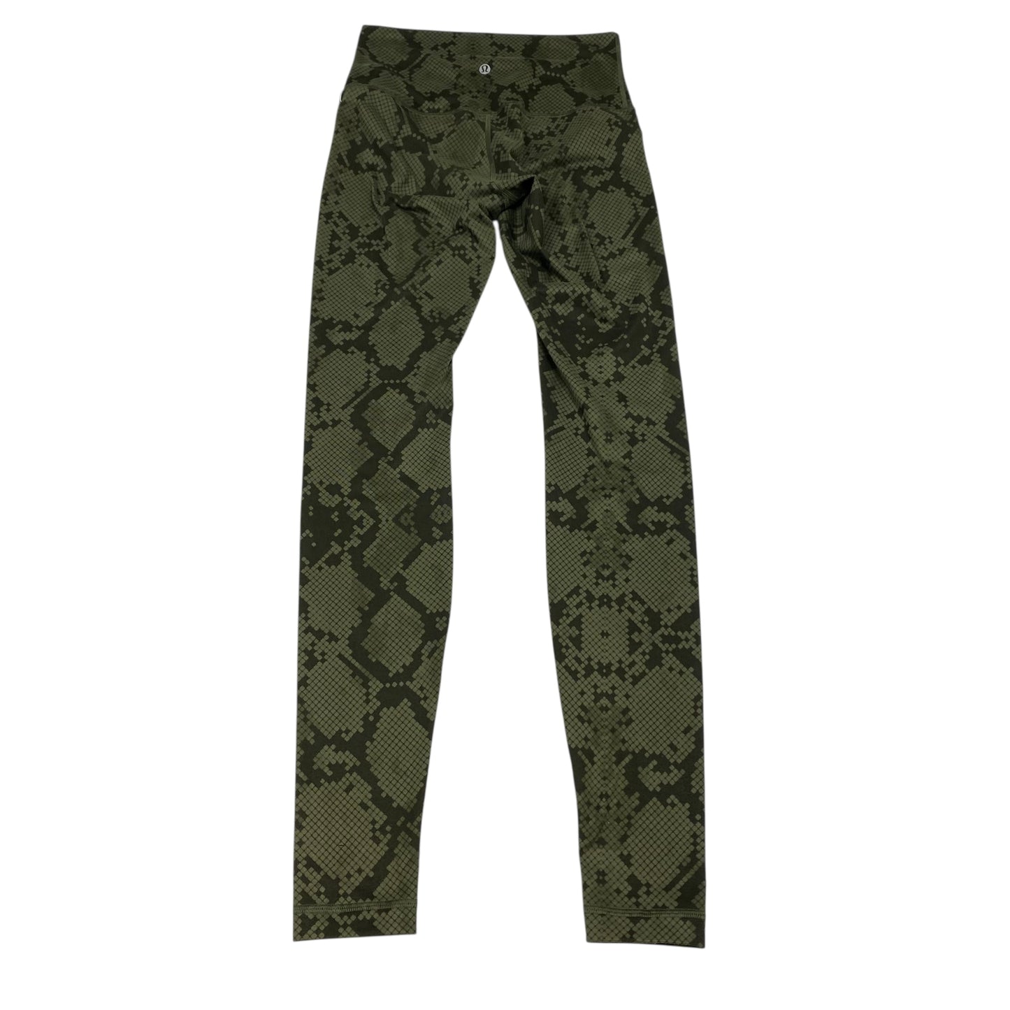 Athletic Leggings Designer By Lululemon In Green, Size:S