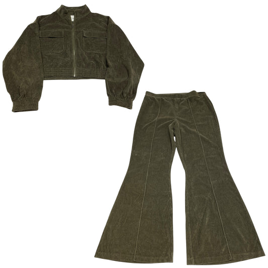 Lounge Set Pants By Aerie In Green, Size:Xl