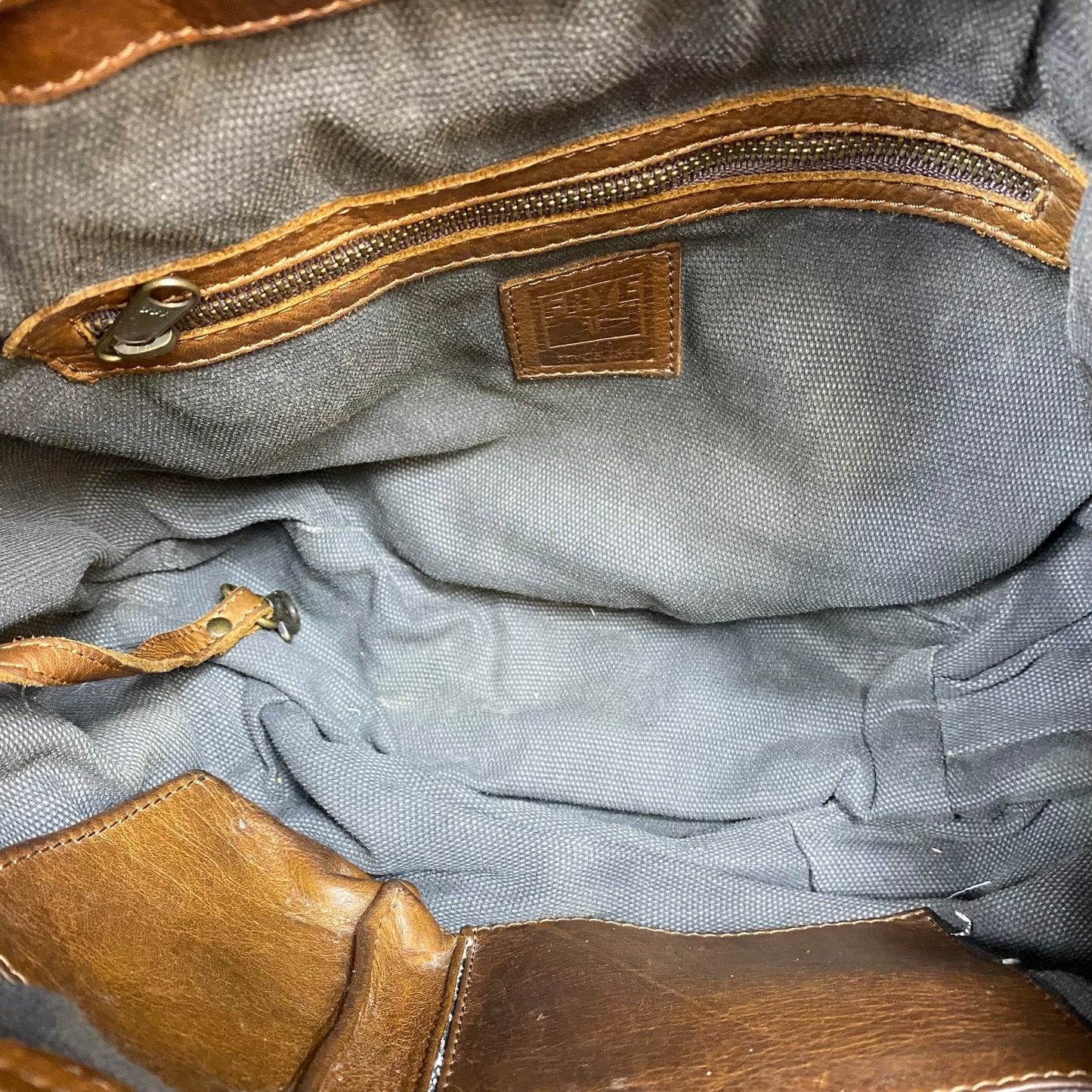 Crossbody Designer By Frye In Brown, Size:Medium