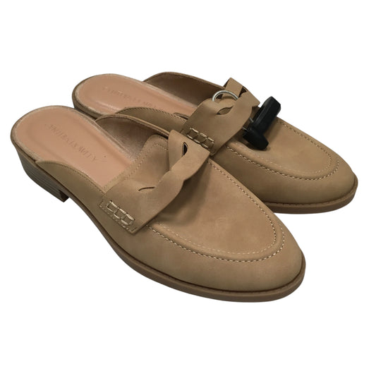Shoes Flats By Cynthia Rowley In Tan, Size:8.5