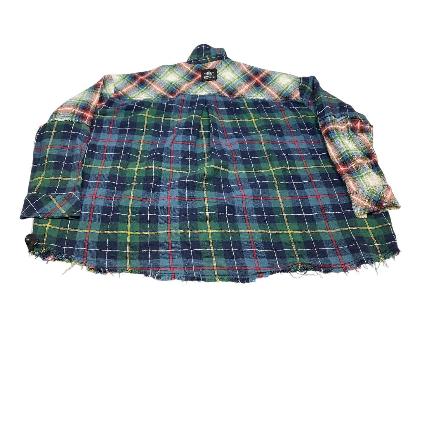 Top Ls By Bdg In Plaid Pattern, Size:M