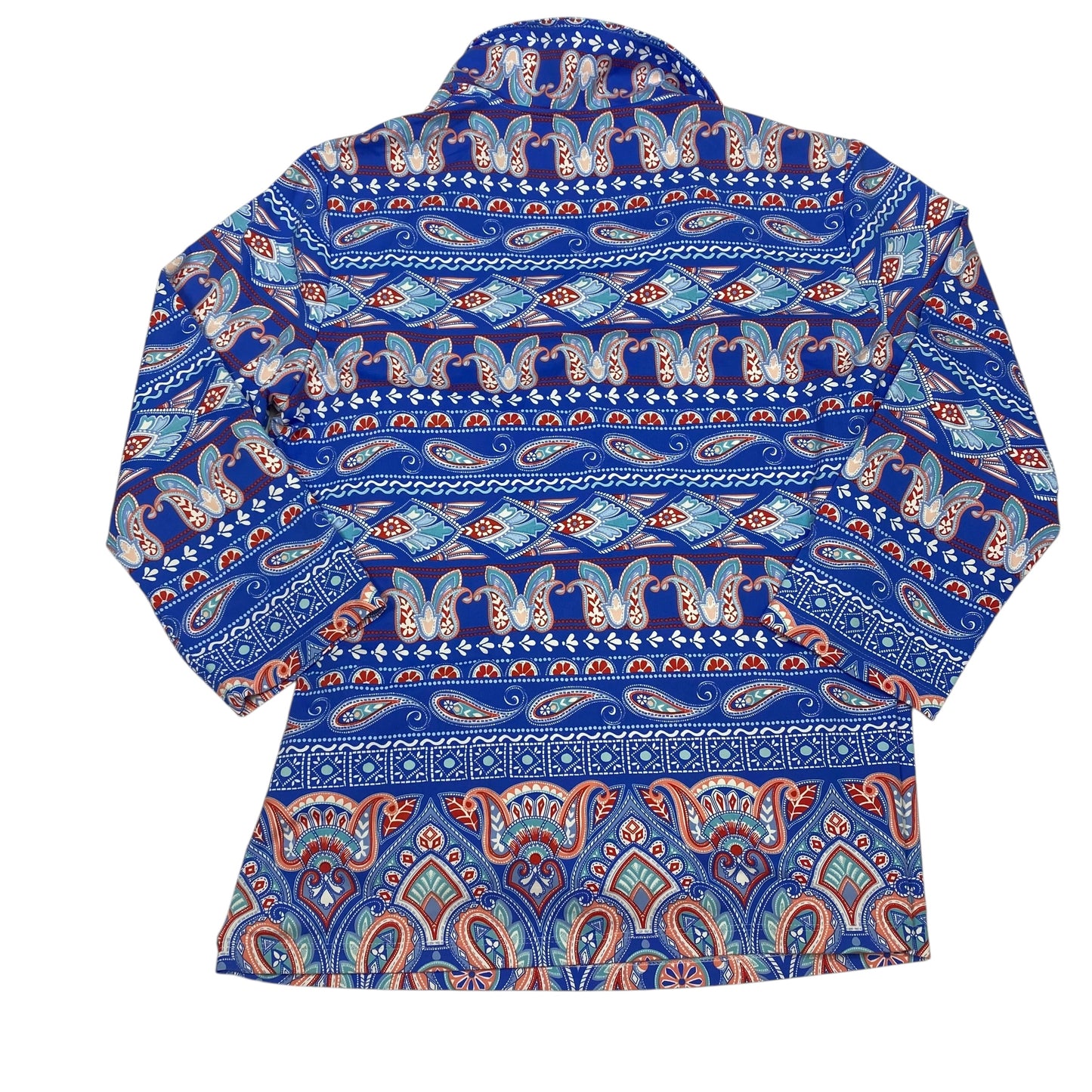 Top 3/4 Sleeve By J. McLaughlin In Blue, Size:L