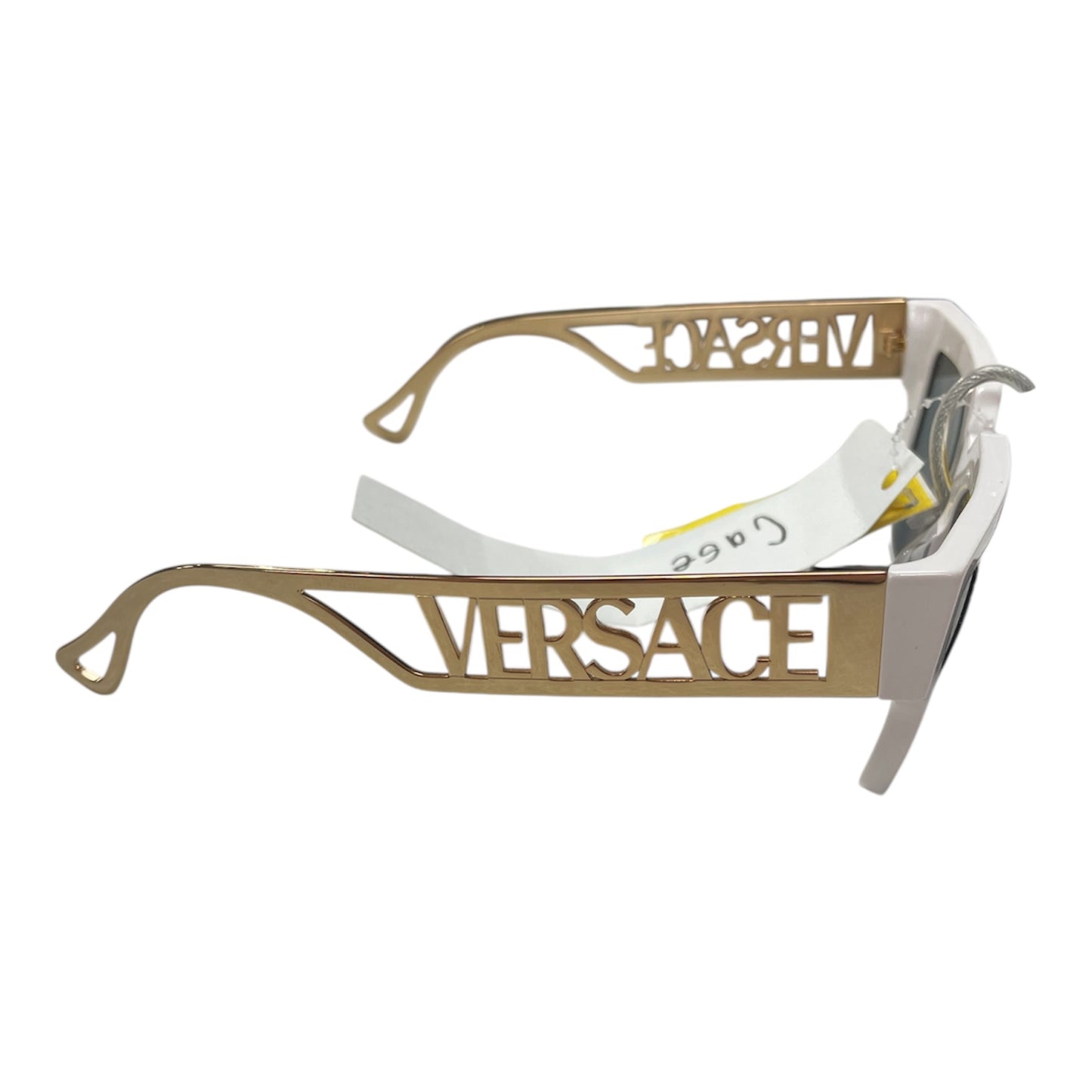 Sunglasses Luxury Designer By Versace In White