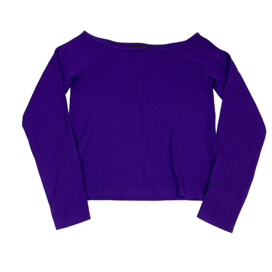 Top Ls By Ann Taylor In Purple, Size:M