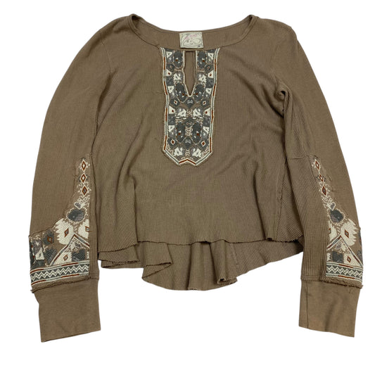 Top Ls By Free People In Brown, Size:M