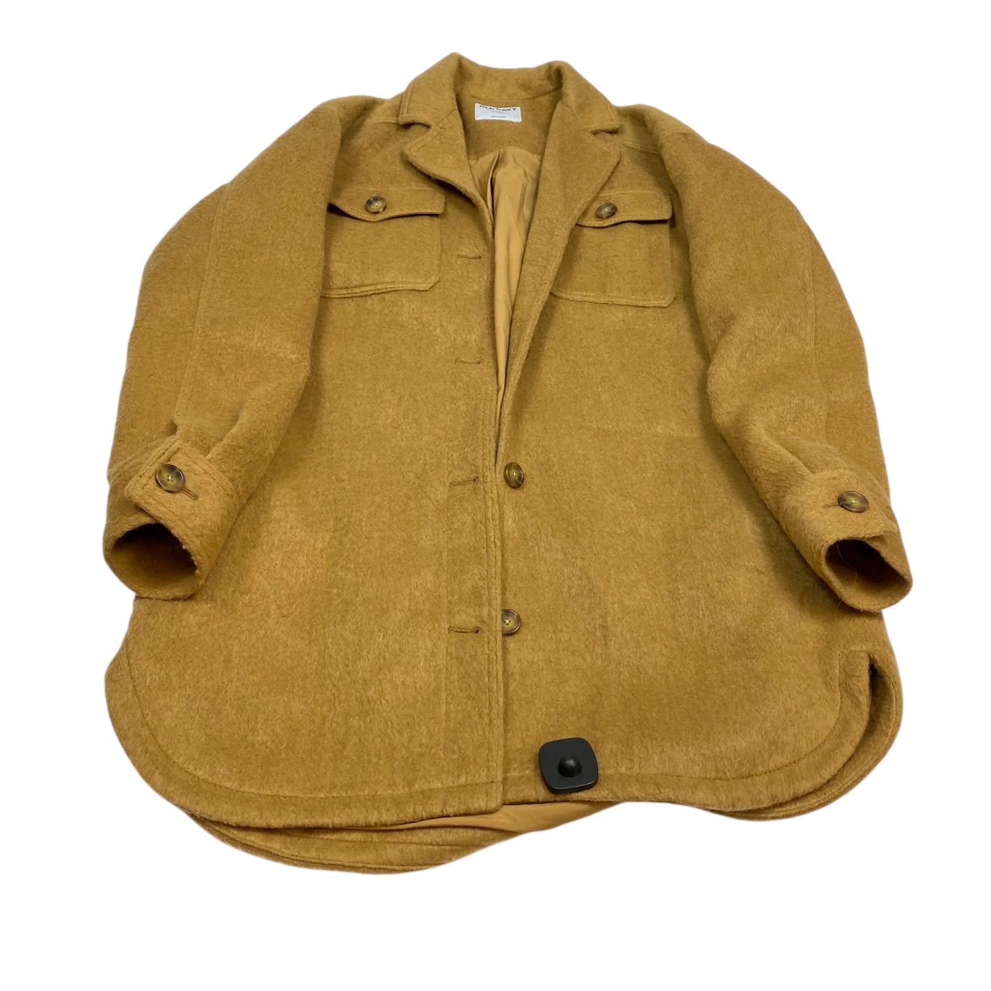 Jacket Shirt By Old Navy In Brown, Size:M