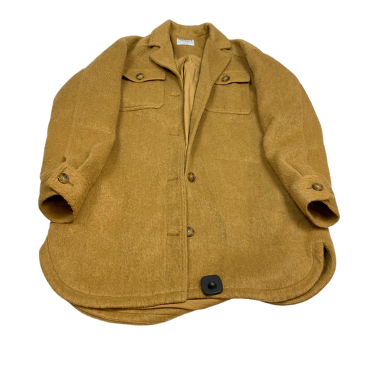 Jacket Shirt By Old Navy In Brown, Size:M