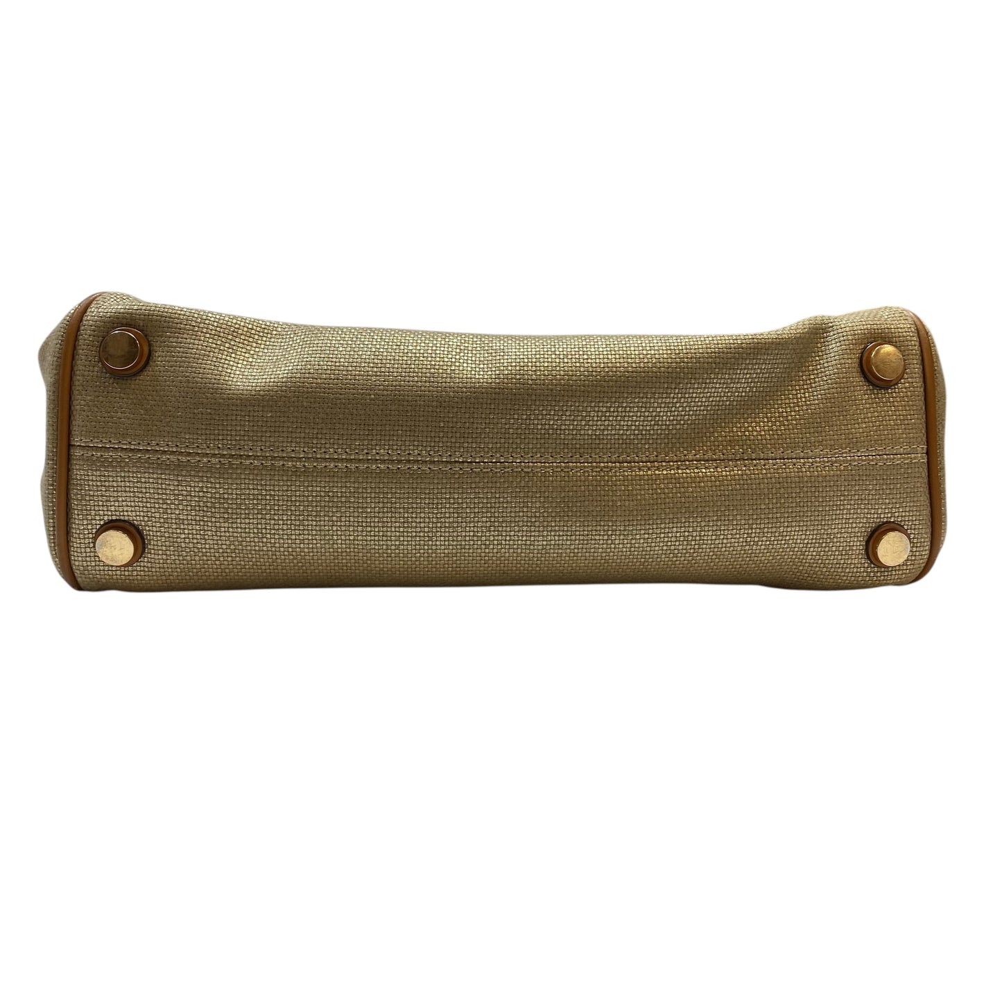 Handbag Designer By Michael Kors In Gold, Size:Large