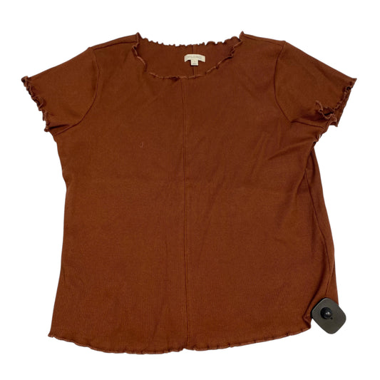 Top Ss By Pilcro In Brown, Size:L