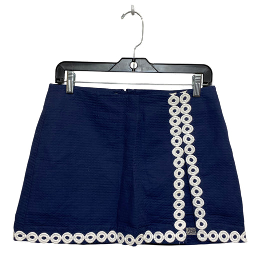 Skort Designer By Lilly Pulitzer In Navy, Size:Xs
