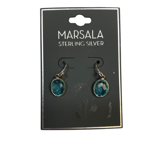 Earrings Sterling Silver By Marsala In Blue & Silver