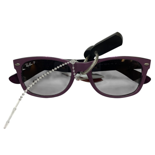 Sunglasses Designer By Ray Ban In Purple