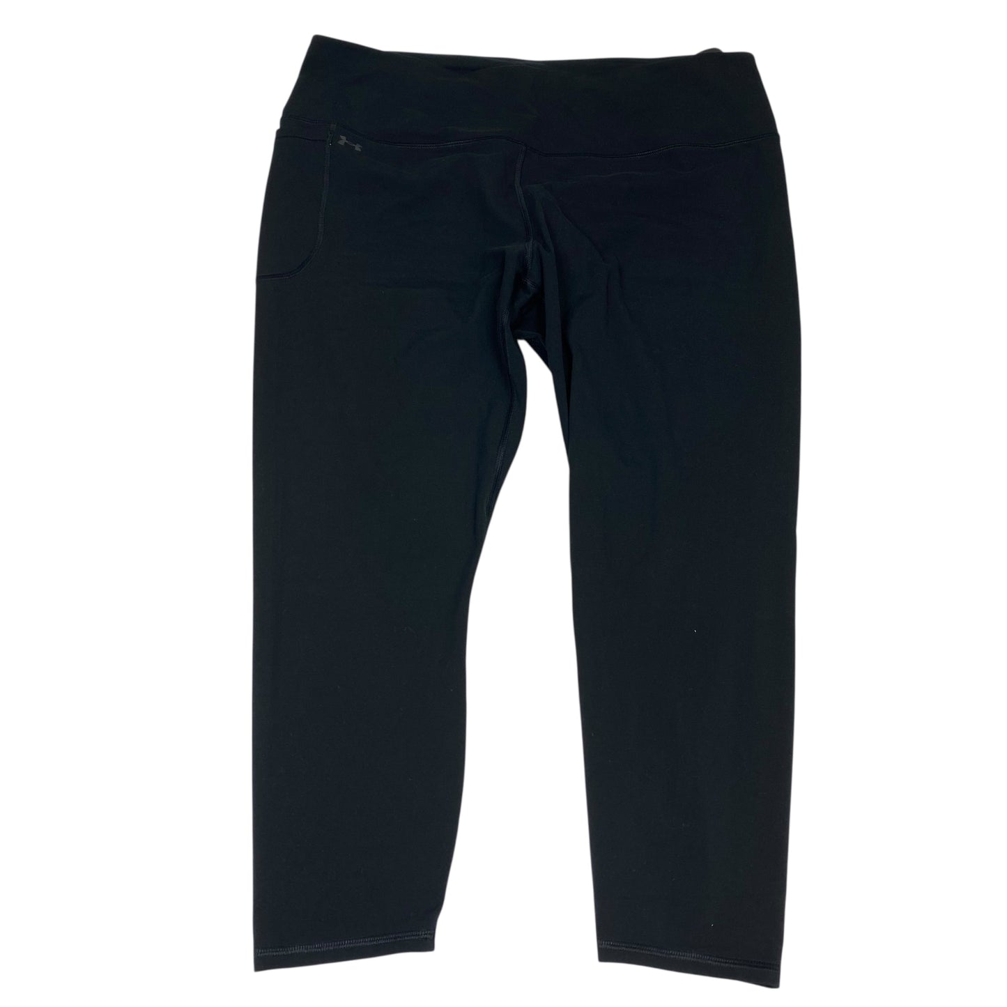 Athletic Leggings Capris By Under Armour In Black, Size:3X