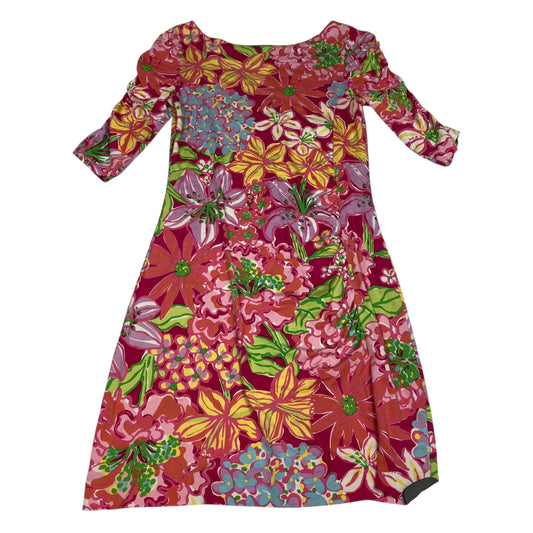 Dress Designer By Lilly Pulitzer In Orange & Pink, Size:S
