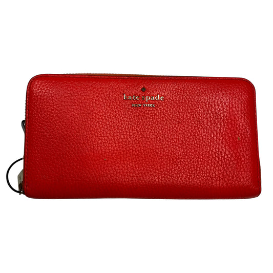 Wallet Designer By Kate Spade In Orange, Size:Large