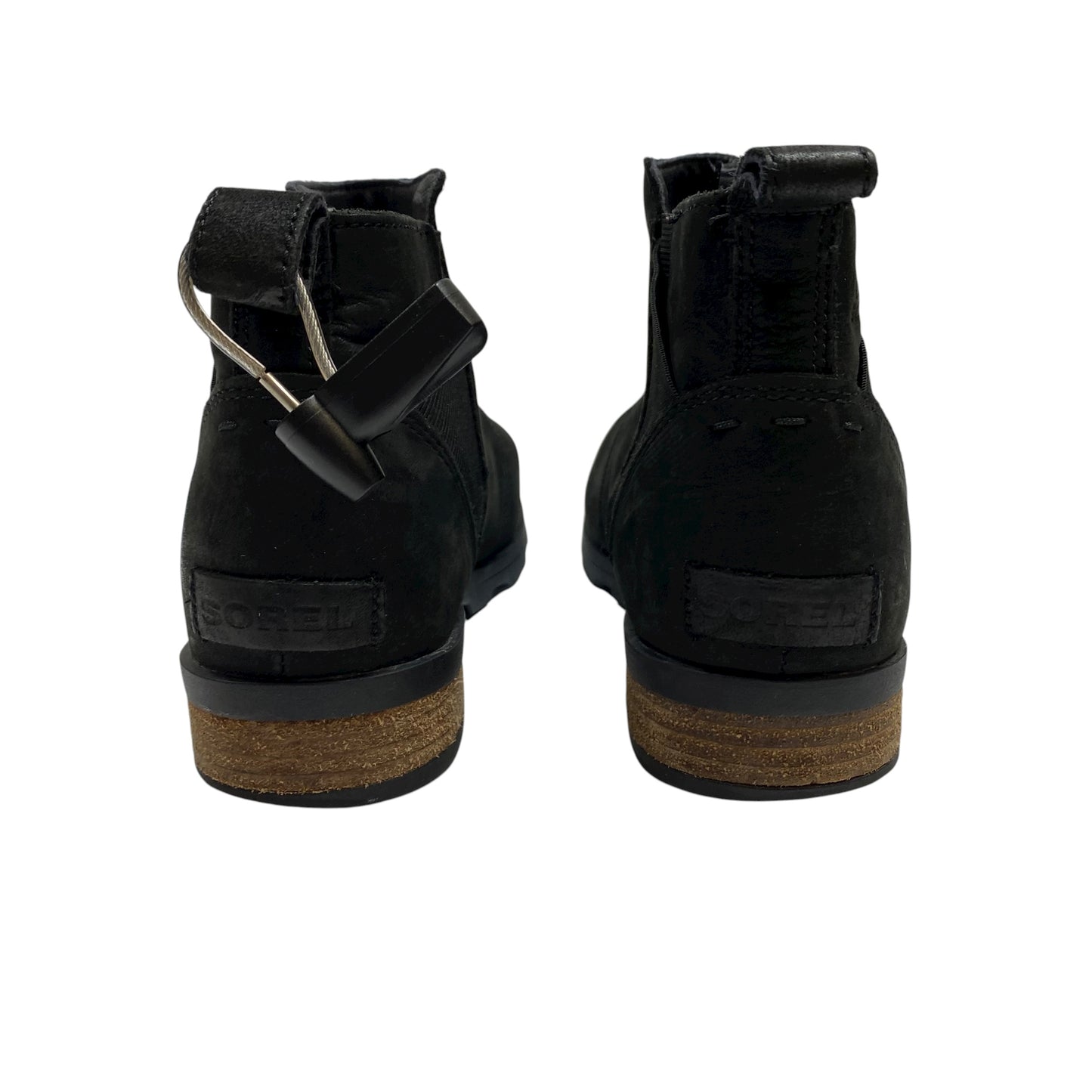 Boots Ankle Flats By Sorel In Black, Size:9.5