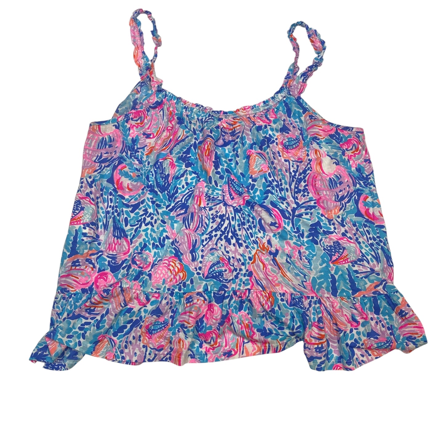 Top Sleeveless Designer By Lilly Pulitzer In Blue, Size:S