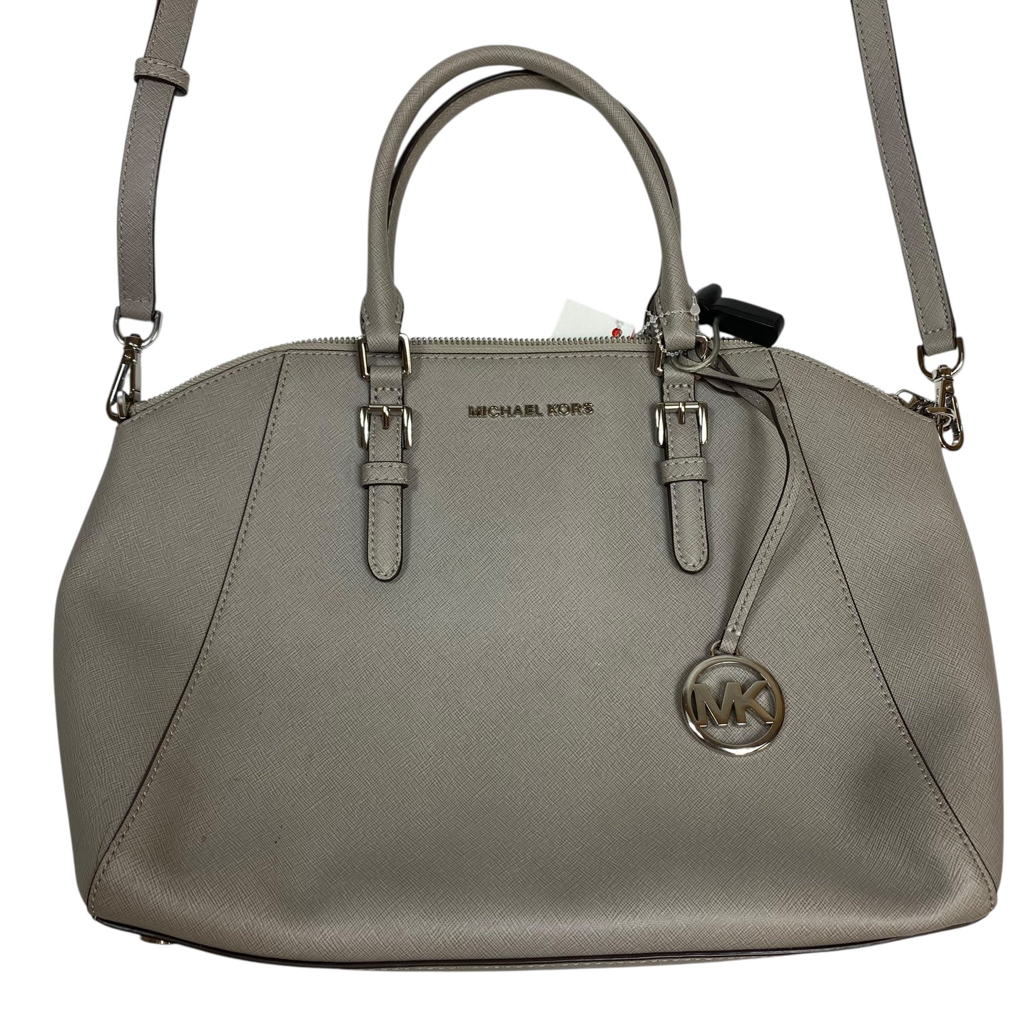 Handbag Designer By Michael Kors In Grey, Size:Medium