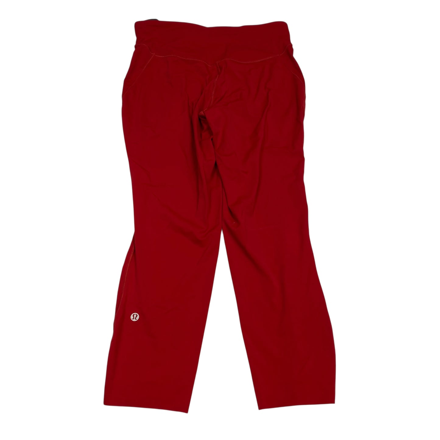 Athletic Leggings Designer By Lululemon In Red, Size:M