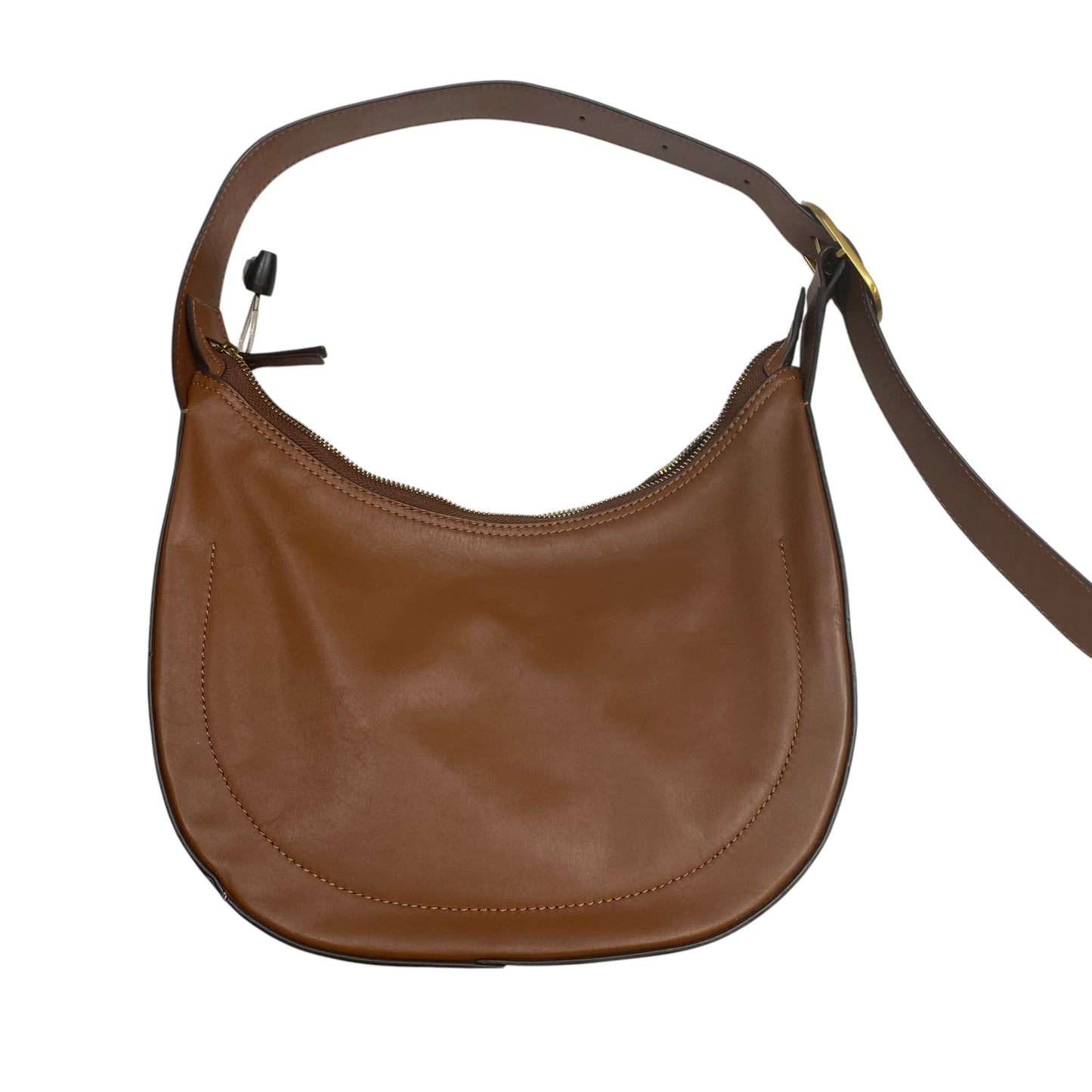 Handbag Leather By Banana Republic In Brown, Size:Medium