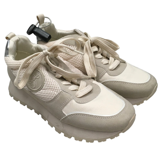 Shoes Sneakers By Sam And Libby In Cream, Size:7.5