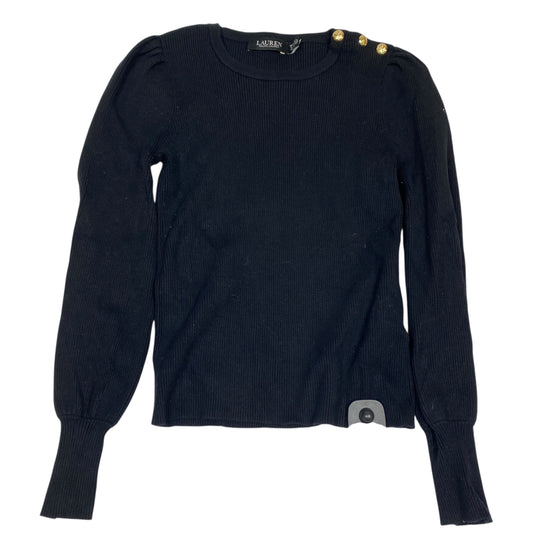 Top Ls By Lauren By Ralph Lauren In Black, Size:S