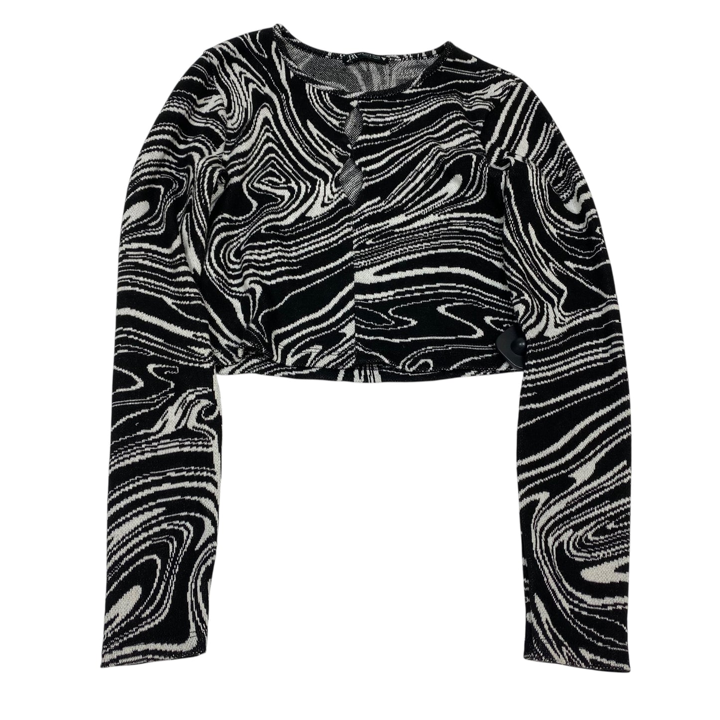 Top Ls By Zara In Black & White, Size:S