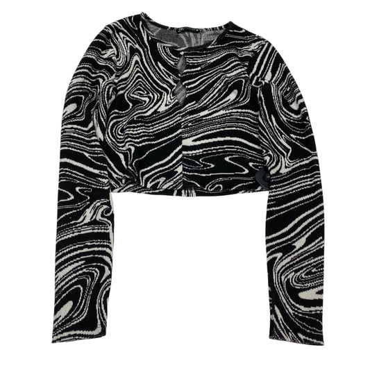 Top Ls By Zara In Black & White, Size:S