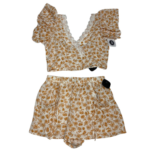 Shorts Set By Love Tree In Orange, Size:S