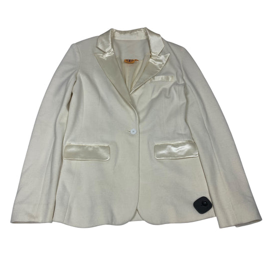 Blazer Designer By Tory Burch In Cream, Size:S