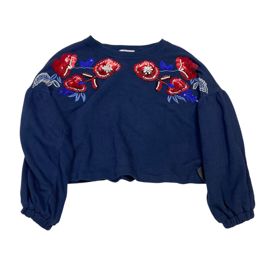 Sweatshirt Crewneck By Parker In Navy, Size:Xs