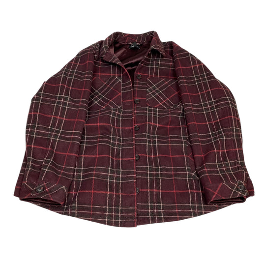 Jacket Denim By Torrid In Red, Size:2X